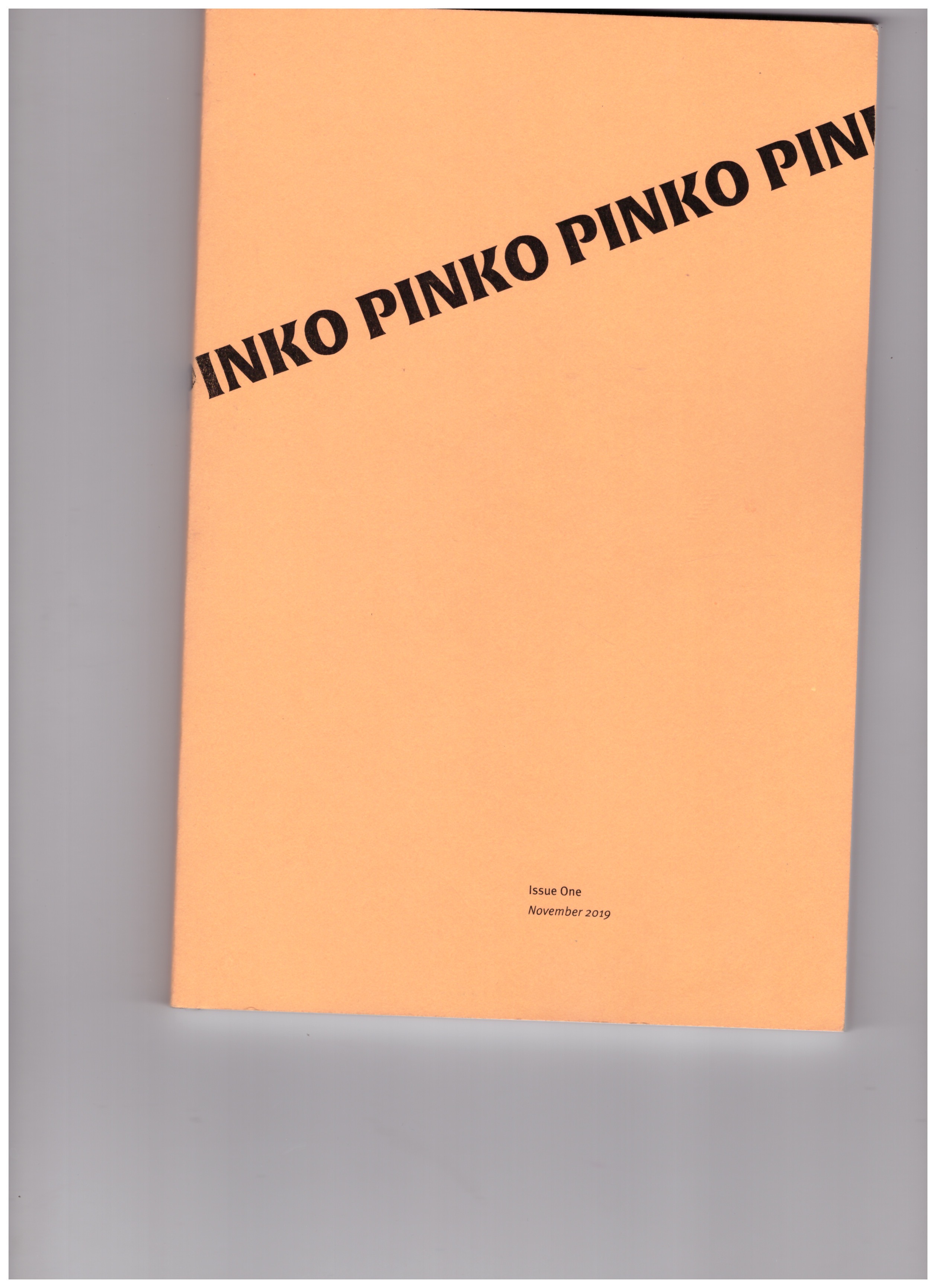 PINKO (ed.) - Pinko #1 – November 2019